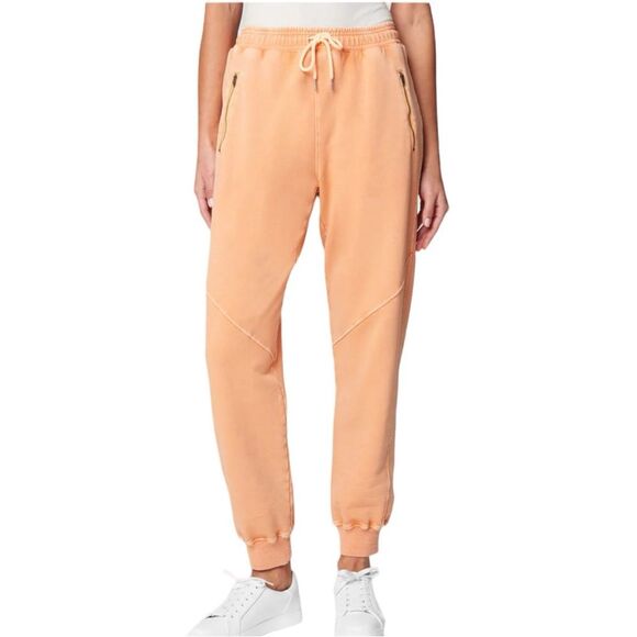 BLANK NYC Power Hour Sweatpant Jogger Peach Acid Wash - Large - NWT - Picture 2 of 8